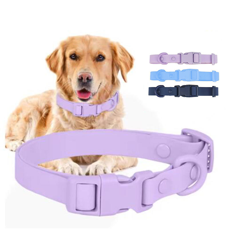 Dog Pet Collars High Quality PVC Waterproof Deodorant Resistant Dirt Easy Clean Collars Pet Products Adjustable
