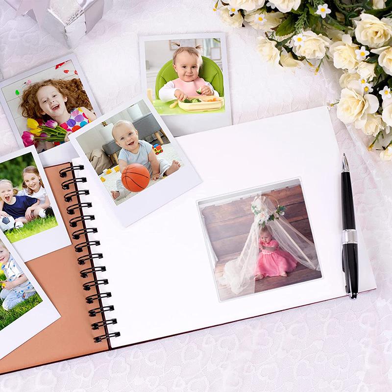 9x9cm Square PVC Adhesive Storage Bag for Labels and Business Cards