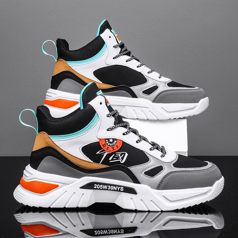 

Мужские и женские высокие кроссовки Air Force One — теплая повседневная обувь с бархатной подкладкой для осени/зимы 46