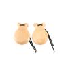 2/4Pcs Wooden Spanish Castanets Finger Castanet &Rope Traditional Flamenco Castanet Beginners Percussion Orff Music Instrument
