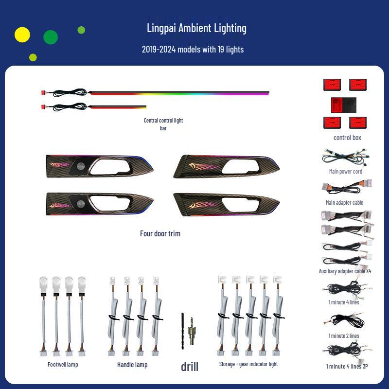 Honda CR-V 2023-2024 Ambient Car Lighting