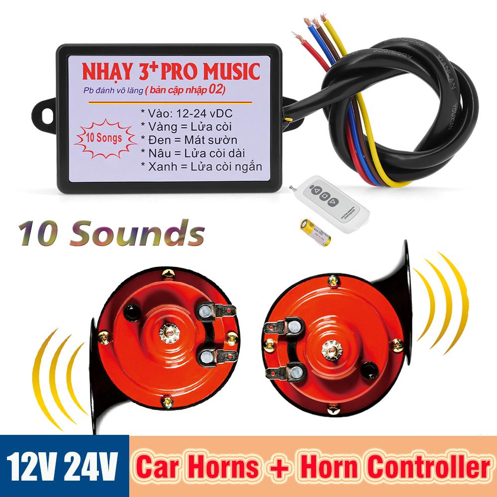 

10Sound 3+ Pro Horn Speaker Sound Control Unit с музыкальным электронным рогом 12 В-24 В динамик Sound Wireless Controller Водонепроницаемый