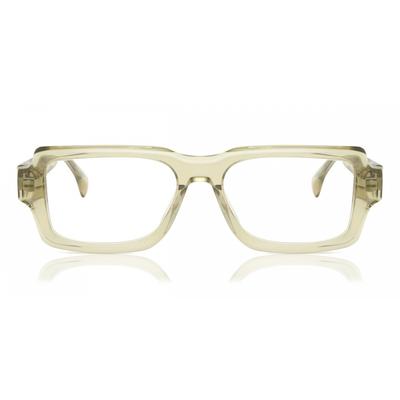 Full Rim Square Transparent Yellow Cito 105304 C4 Fashion Unisex Eyeglasses