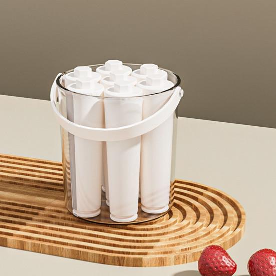 Vassoio per Cubetti di Ghiaccio Lungo, Stampo per Ghiaccio Cilindrico per Bottiglia d'Acqua, Vassoio Flessibile Senza BPA per Freezer per Caffè Cold Brew, Succhi, Whiskey