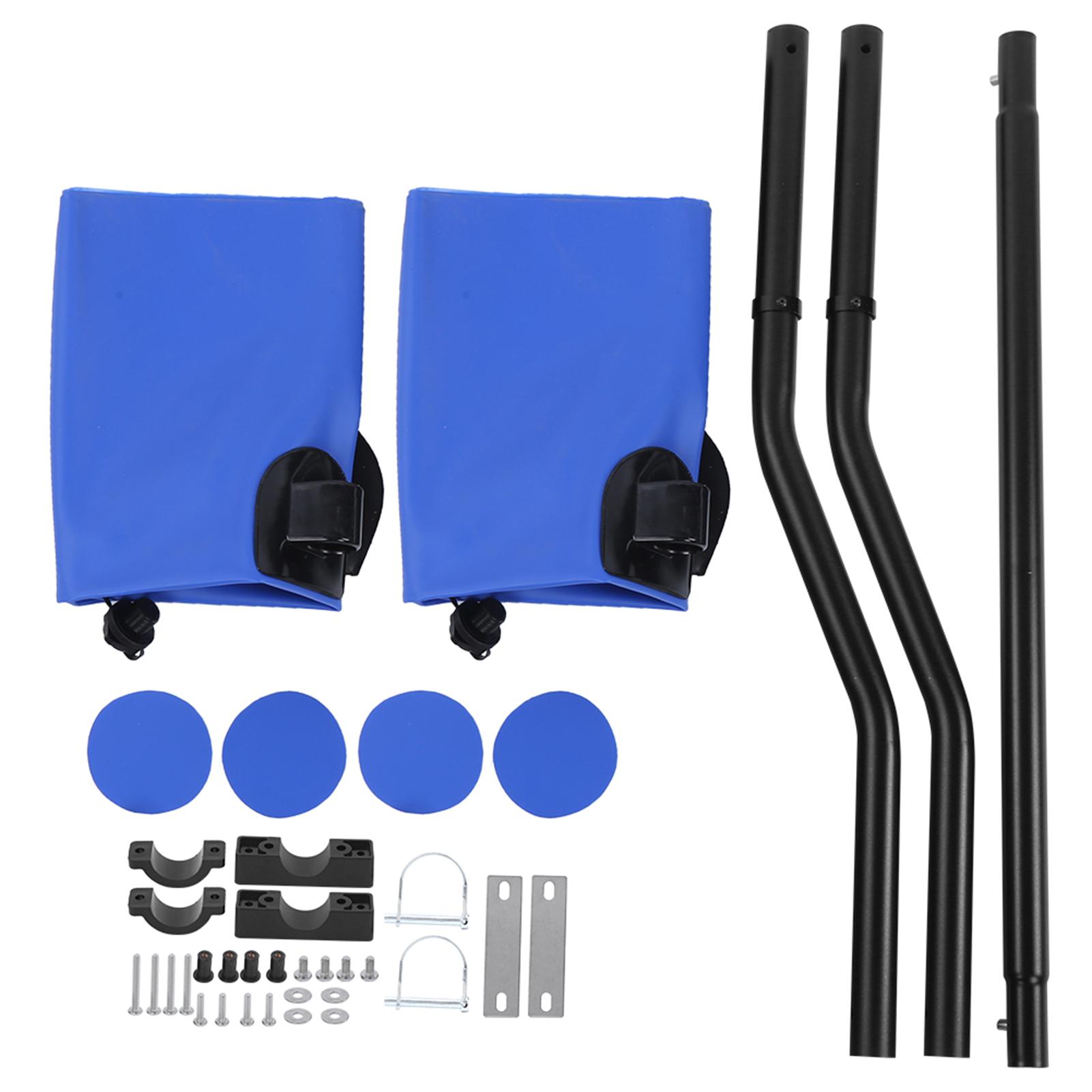 Inflatable Kayak Stabilizer Portable PVC Canoe Outrigger Kit Lightweight Outrigger Stabilizer For Kayak Canoe синий