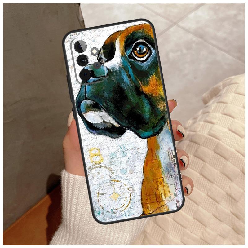 Boxer Dog For Samsung Galaxy A36 A56 A16 A26 A06 A52 A53 A33 A13 A34 A54 A14 A15 A35 A55 A22 A32 Case