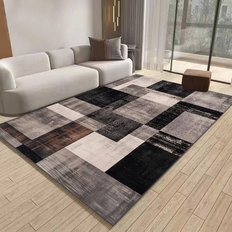 

Light Luxury geometric Carpets for Living Room Modern Bedroom Decoration Carpet Home Sofa Area Rugs Cloakroom Balcony Floor Mats 60x90cm