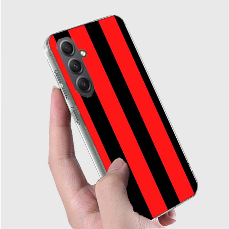 Milan Stylish Stripe Design Phone Case For Samsung A16 A26 A36 A56 A17 A03S A04S A02S A05S A50S A30 A20 A70S A40 A21 Galaxy Note