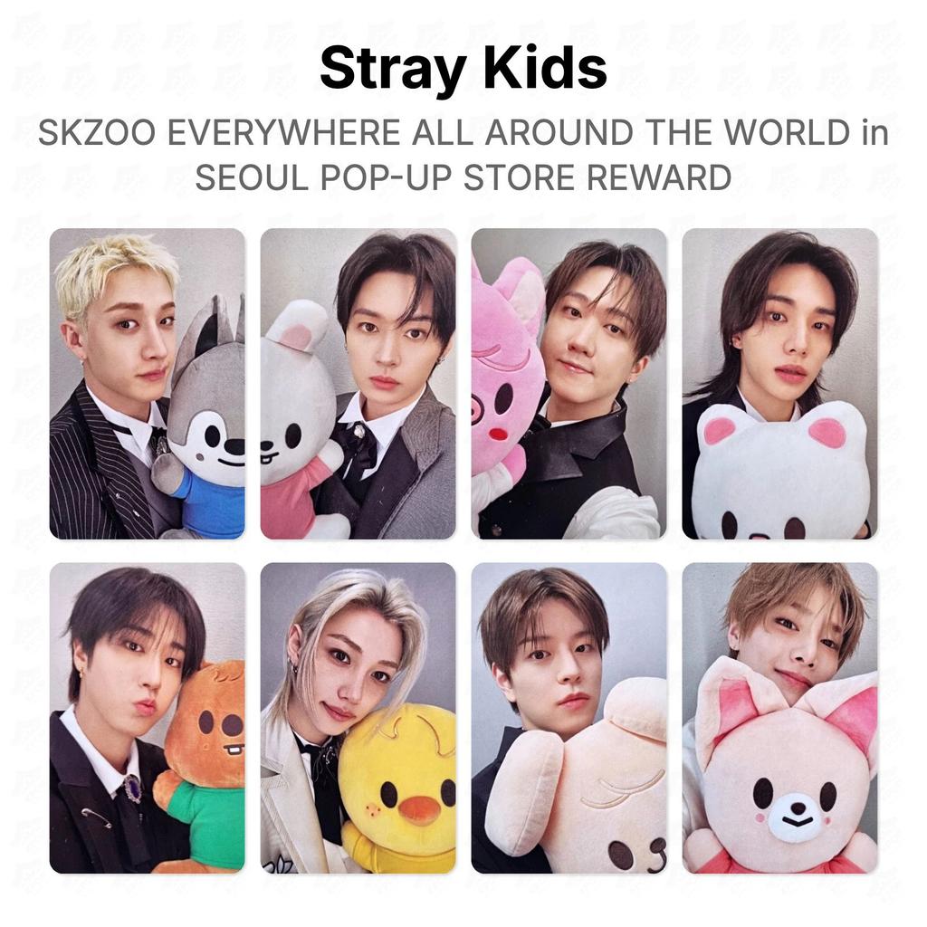 Stray Kids SKZOO EVERYWHERE ALL AROUND THE WORLD in SEOUL POP-UP STORE REWARD Official Photocard