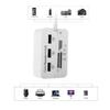Usb 3.0 Hub with Card Reader High-speed 7-in-1 Usb 3.0 Hub Card Reader with Multi-in-1 Memory Adapter for Windows Data Transfer