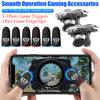 6/2PCS Game Trigger Controller Joystick Button Shooters 2PCS Sweatproof Fingertip Cover Sleeve For 4-13mm Thickness Mobile Phone