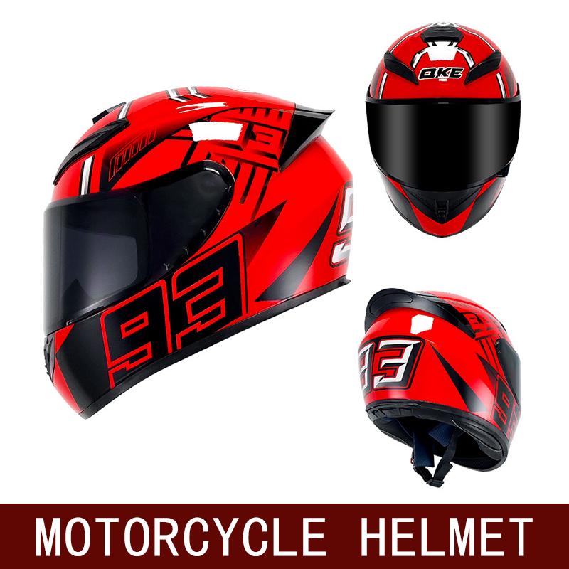 Motorcycle Helmet and Safety Scooter Motorcycle Modular Capacitor Helmet Engine Full Face Integral Motorcycle Full Helmet