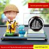 Solar-Powered Monk Car Perfume Shaking Head Cartoon Ornament