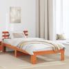 VidaXL Bed Frames In Pine Brown Waxed Solid Wood 80 X 200 Cm Durable 872631