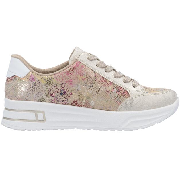 Damen-Halbschuhe Rieker Aleria scamo beige