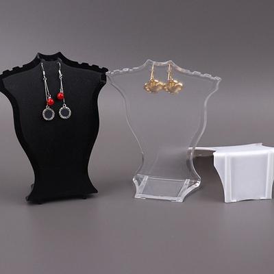 Geschenk Kunststoff Schmuck-Displayständer Halskettenhalter Ohrringe-Displayständer Ohrringe-Aufbewahrungsregal
