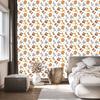 Animals Wallpaper White, Light Gray, Gold and Cream 50x1000
