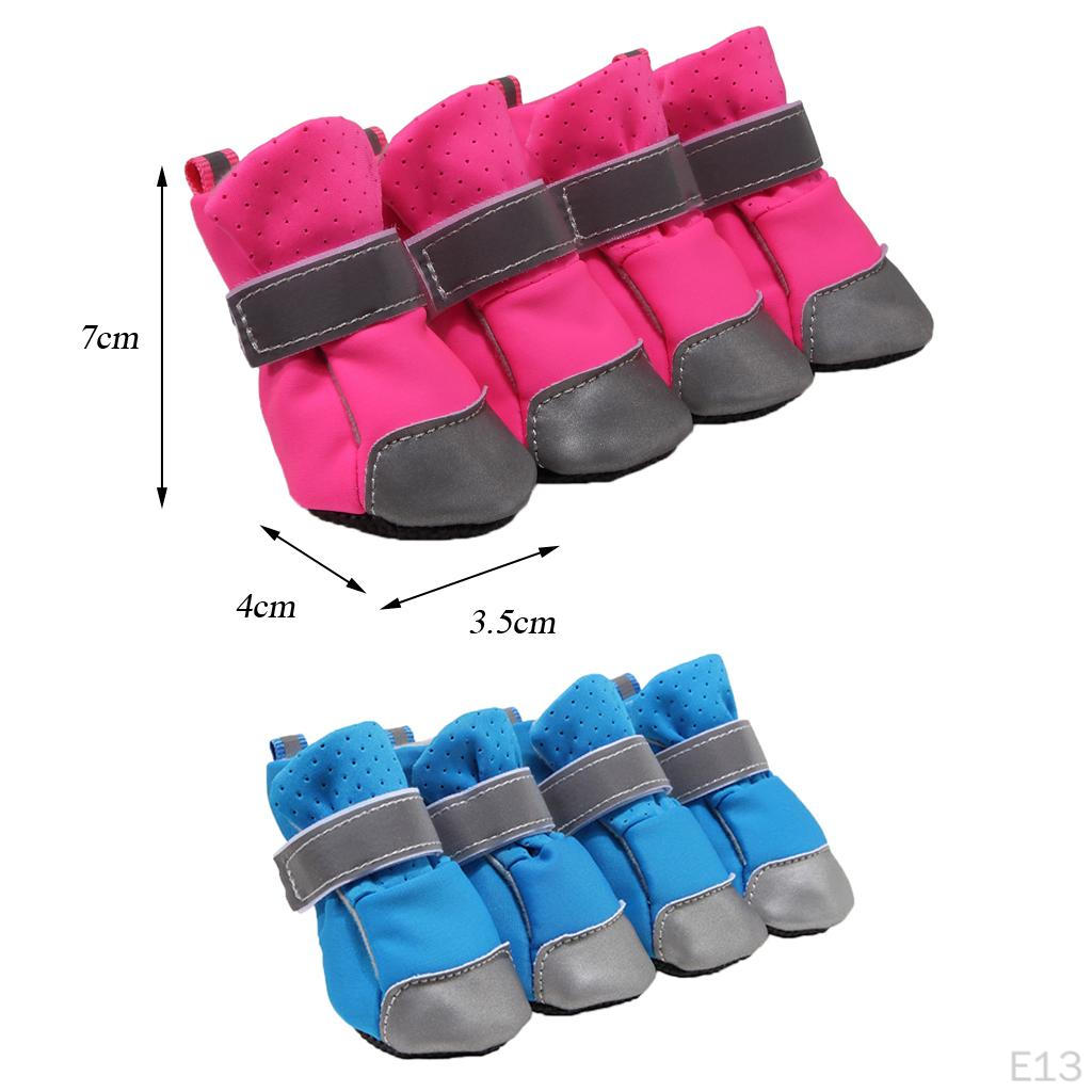 4 Pcs Breathable Boots Puppy Outdoor Warm Anti