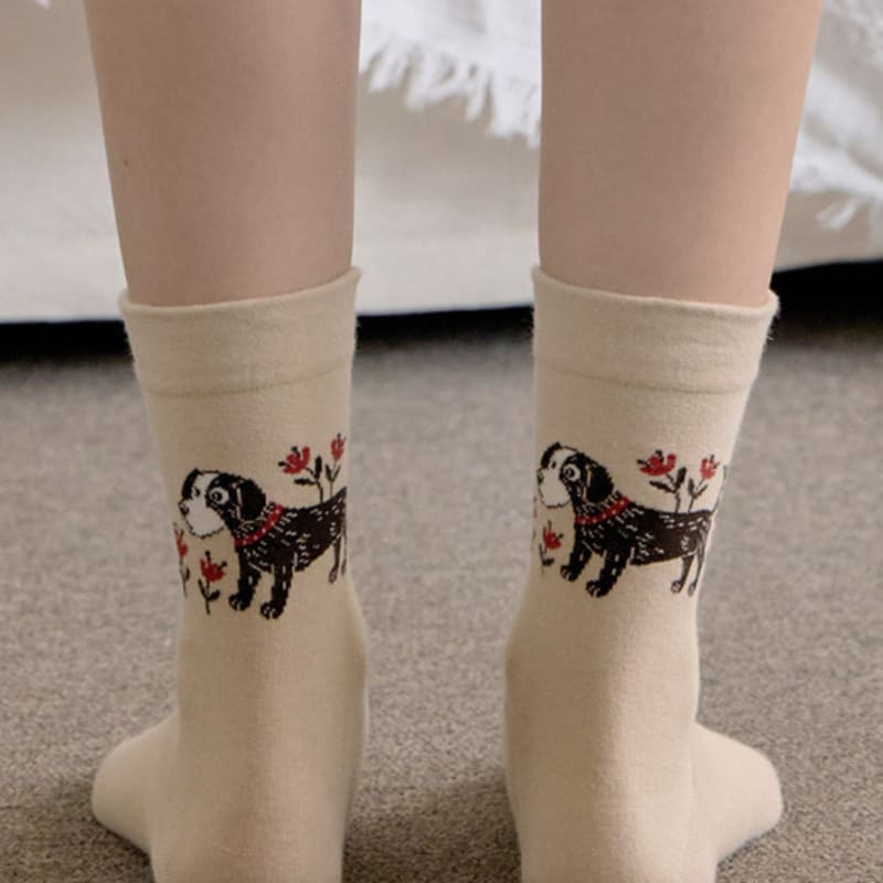 Biarritz Socks Doggy Bag Dog Point Basic Socks 2 Colors