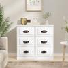 VidaXL Buffet blanc 70x35,5x67,5 cm bois d'ingénierie 816432