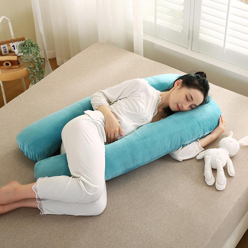 Pregnancy Support Pillow: G, U & L Shapes for Side Sleeping & Back Support