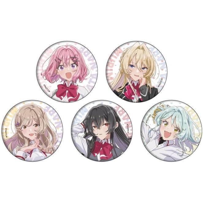 TV Anime  I Can t Be Your Girlfriend, No Matter How Much I Try! [But Maybe I Can!?]  01 [Official Illustration] 57mm Can Badge Complete Set (5