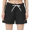Vans Solid Color Outdoor Sports Elastic Waist Straight Loose Casual Shorts Women shorts Black VN0A5AR7BLK