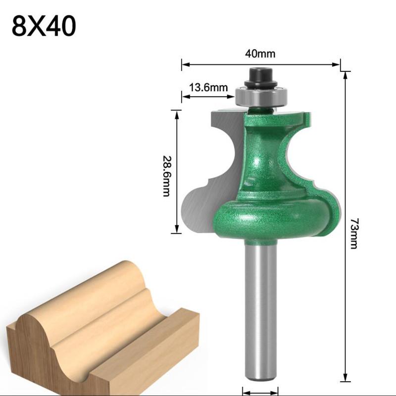 8mm Shank Bead Molding Frez do frezowania i frezowania Linia do obróbki drewna Czop Frez do narzędzia do drewna