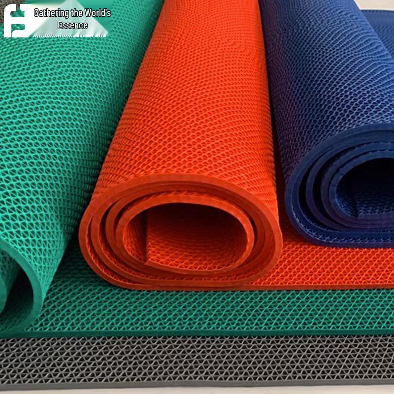 JHS Outdoor Commercial PVC Anti-Slip Drainage Floor Mat