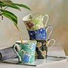 Mug Bone Porcelain Light Luxury High End Sense   Personalized Oil Painting Style Mug Sea Anemone Dandelion Water Cup Home Use
