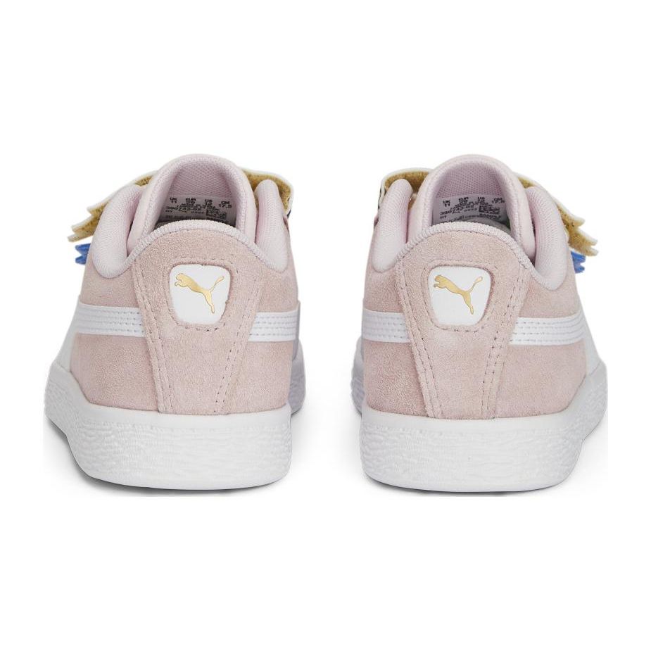 Puma Suede Classic LF Mates V Pre-School Comfortable Versatile Shock Absorption Low-Top Kids Casual Shoes Kids Casual Shoes Pink 390743-02