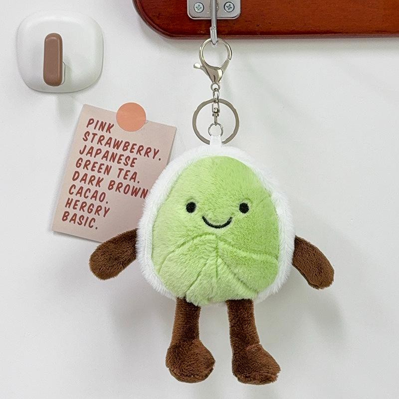 Versione Coreana Serie Carina di Pistacchio Bambola Peluche Ciondolo Portachiavi Cartone Animato Bambola Morbida di Peluche Decorazione Zaino Regalo di Compleanno Portachiavi