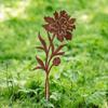 Weather Resistant Iron Garden Art Suitable For Lawn Decoration Outdoor Flower Bed Stakes Landscape Design Plant Support