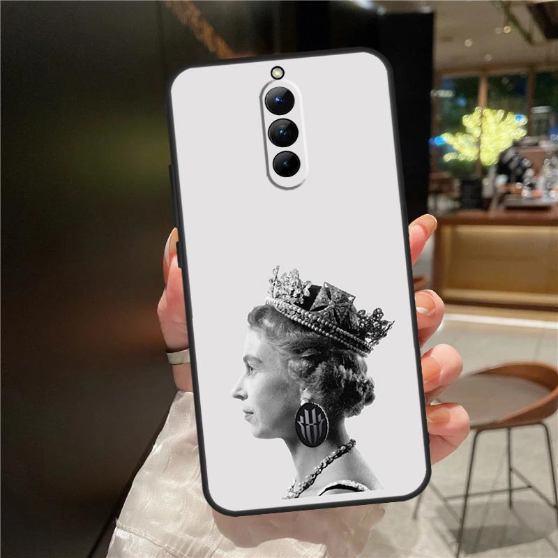 

England Queen Elizabeth II Case For ZTE Nubia Red Magic 11 10 8 8S 9 9S 10S Pro Plus 6 7 6S 7S For RedMagic 10 Air Cover Red Magic 8S Pro