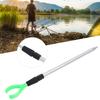 Fishing Rod Bracket Stretchable Aluminum Portable Fish Pole Ground Holder for Bank Fishing