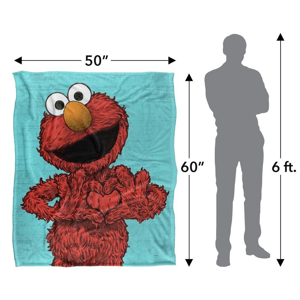 Sesame Street Painted Elmo Blanket