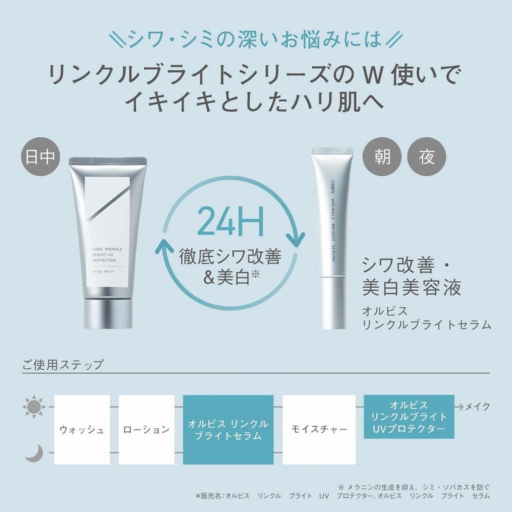 ORBIS Medicinal UV Protector Large 100g SPF50+ PA++++ Anti-Wrinkle Brightening Face Sunscreen