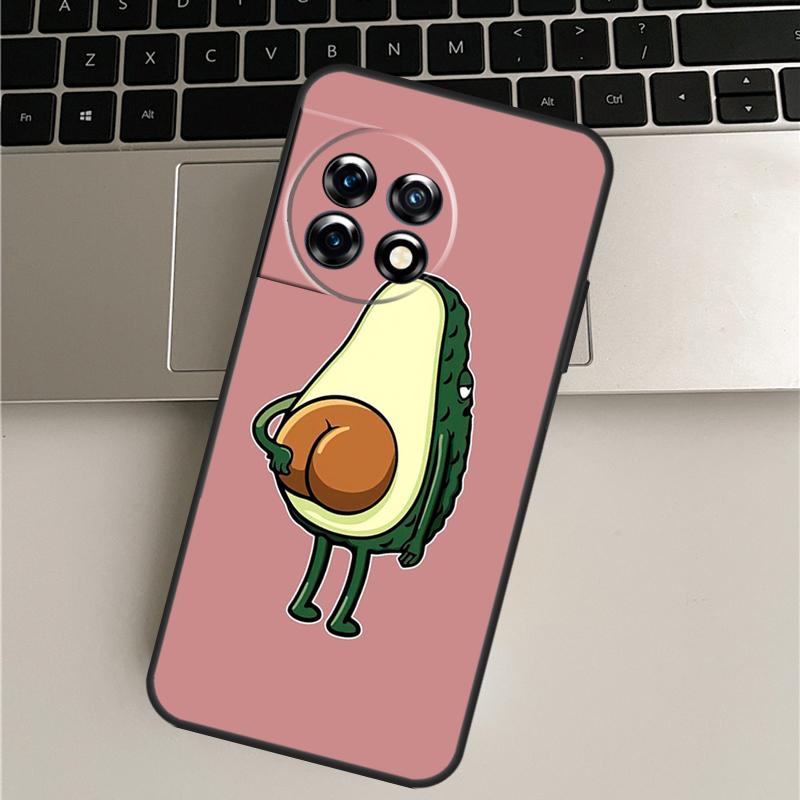 Cute Avocado Fruits Case For OnePlus Nord 5 CE 3 4 Lite N20 N30 OnePlus 15 13 12 11 10 Pro 10T 13R 13T 15R Cover