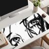 Anime Augen Mauspads - Große Manga Mädchen Schreibtischunterlage Niedliche HD Schreibtischunterlage Erweitertes Gaming-Tastatur-Pad Großes XXL Gamer-Mauspad 90x40