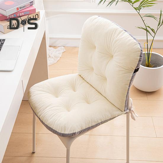 Poduszka na krzesło biurowe zimowe z paskiem mocującym antypoślizgowa, gruba, dobra elastyczność i miękkość, utrzymuje ciepło, poduszka na krzesło biurowe, krzesło bujane