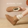 Snow boots short tube new winter velvet thickened short boots platform bread cotton shoes