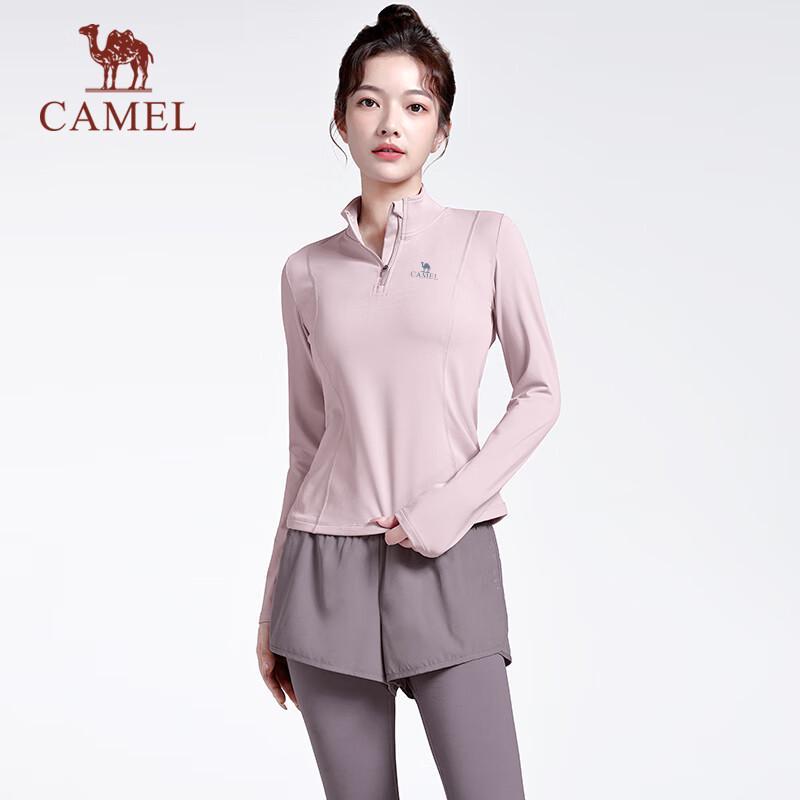 CAMEL Women's Fleece-Lined Yoga Sportswear Set