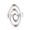 1Pcs Female Stainless Steel Open Ring, Geometric Ring, Exaggerated Accessory Ring