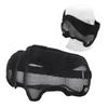 Half Face Mesh Mask Adjustable with Ear Protection Mesh Mask for Paintball CS Game
