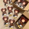 Pippa Potato Doll 24cm Vinyl Figurine Curly Red Hair Green Plaid Outfit Collectible Toy Home Decor Girl Birthday Surprise Gift
