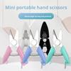 1pcs Mini Pocket Scissors Threading Craft Cross Stitch 2026 Thread Multi-Functional Embroidery New Metal Portable Trimmer O B9Z0