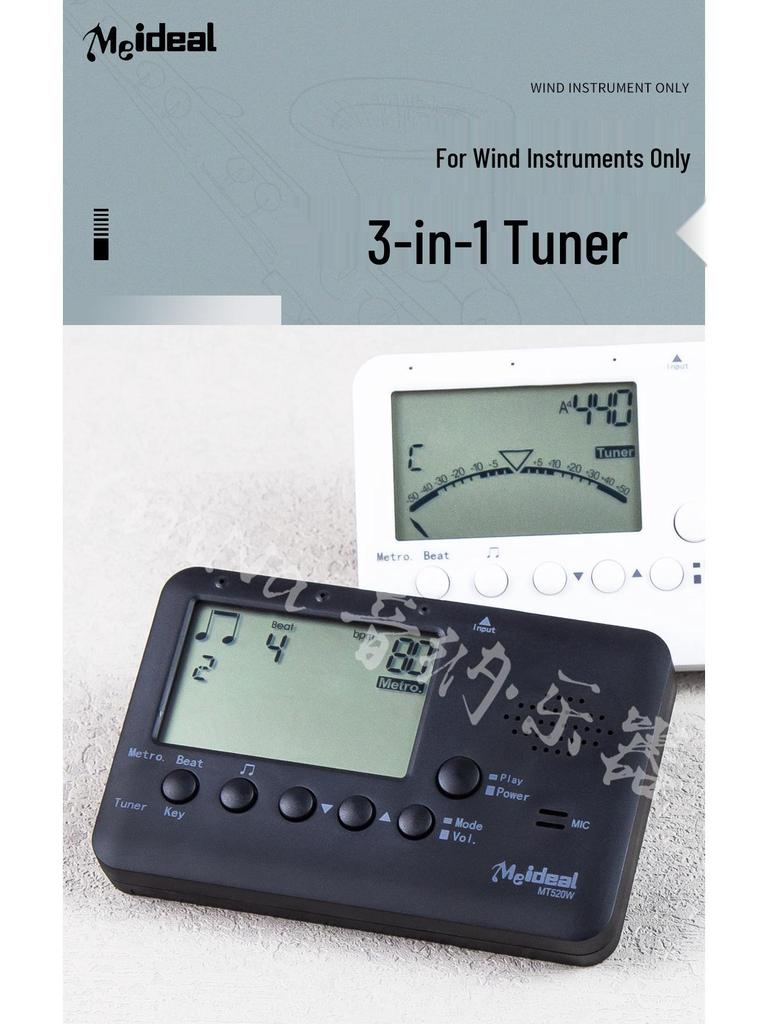 Sassa Universele Elektronische Tuner & Metronoom voor Saxofoon, Klarinet, Dwarsfluit en Blaasinstrumenten