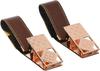 Blanket Clip PKG Brown Synthetic Leather Metal Stroller Set of PKG Brown Synthetic E.x.p.japon - [Safety Included] Clips, 2, - Leather, E-bcp11pg