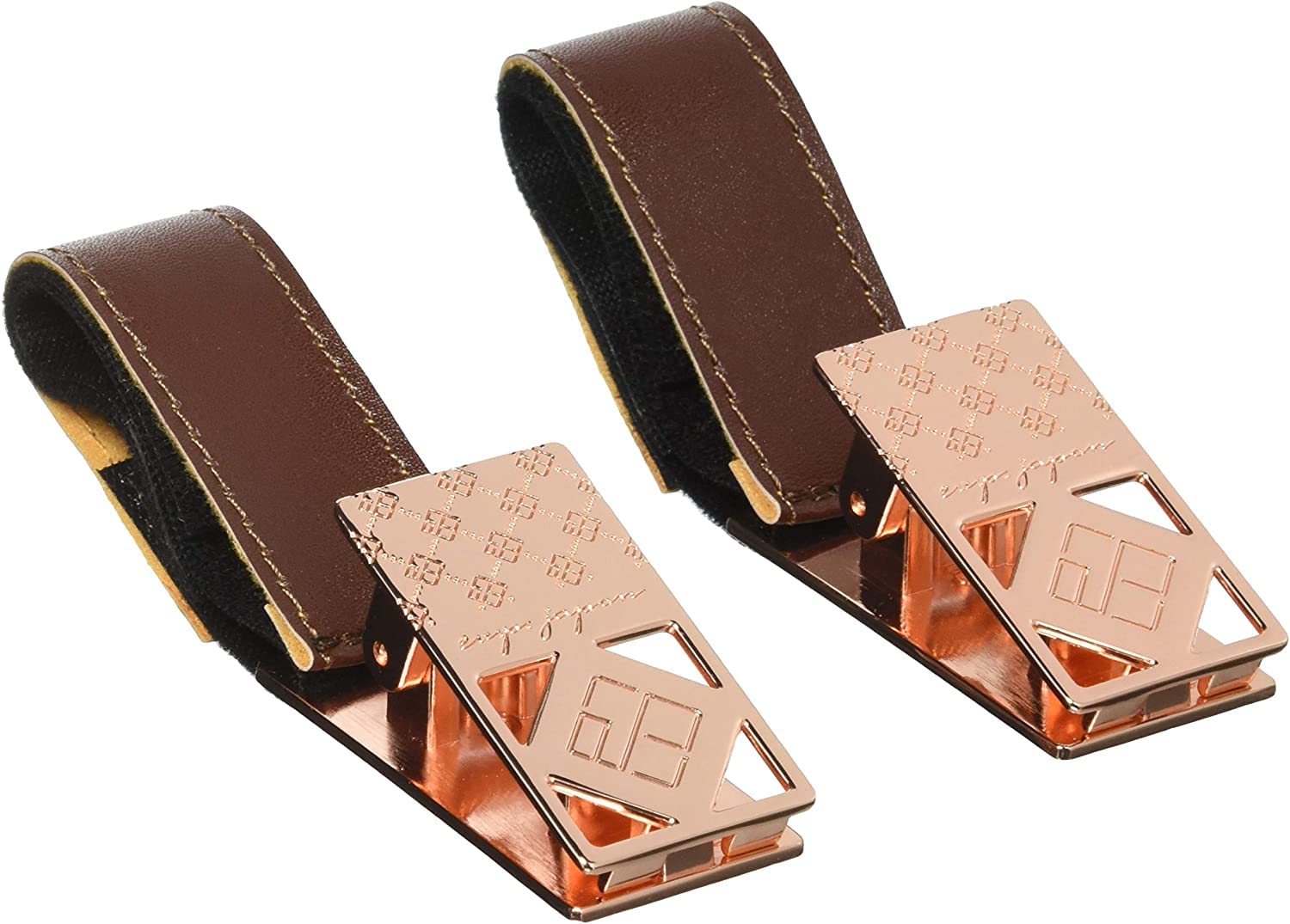 

Blanket Clip PKG Brown Synthetic Leather Metal Stroller Set of PKG Brown Synthetic e.x.p.japon - [Safety Included] Clips, 2, - Leather, e-bcp11pg