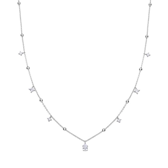 Collier Luxenter Finition En Rhodié - Araum